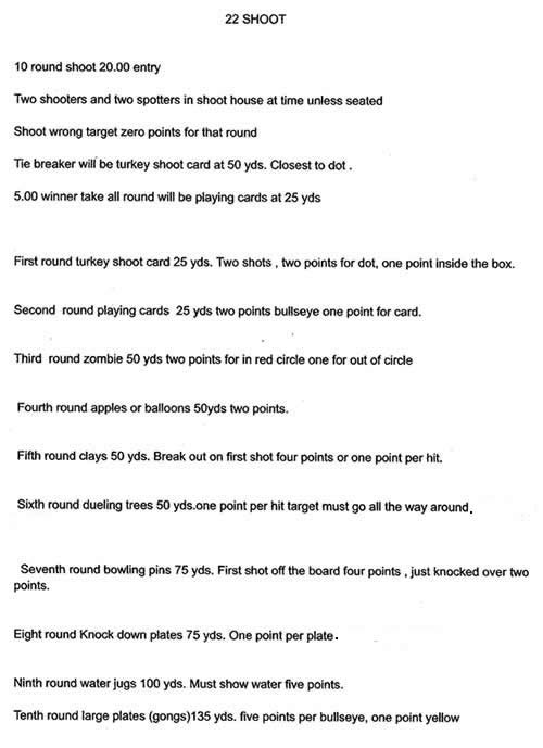 shoot rules